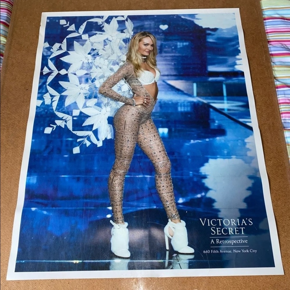 VS VICTORIA SECRET PINK NYC POSTER RARE**